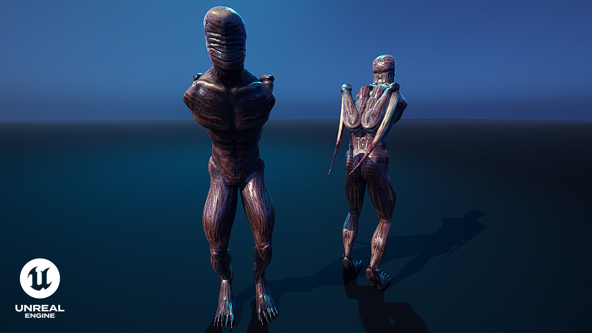 3D Demon - Horror Character - Animated Low-poly 3D model_3