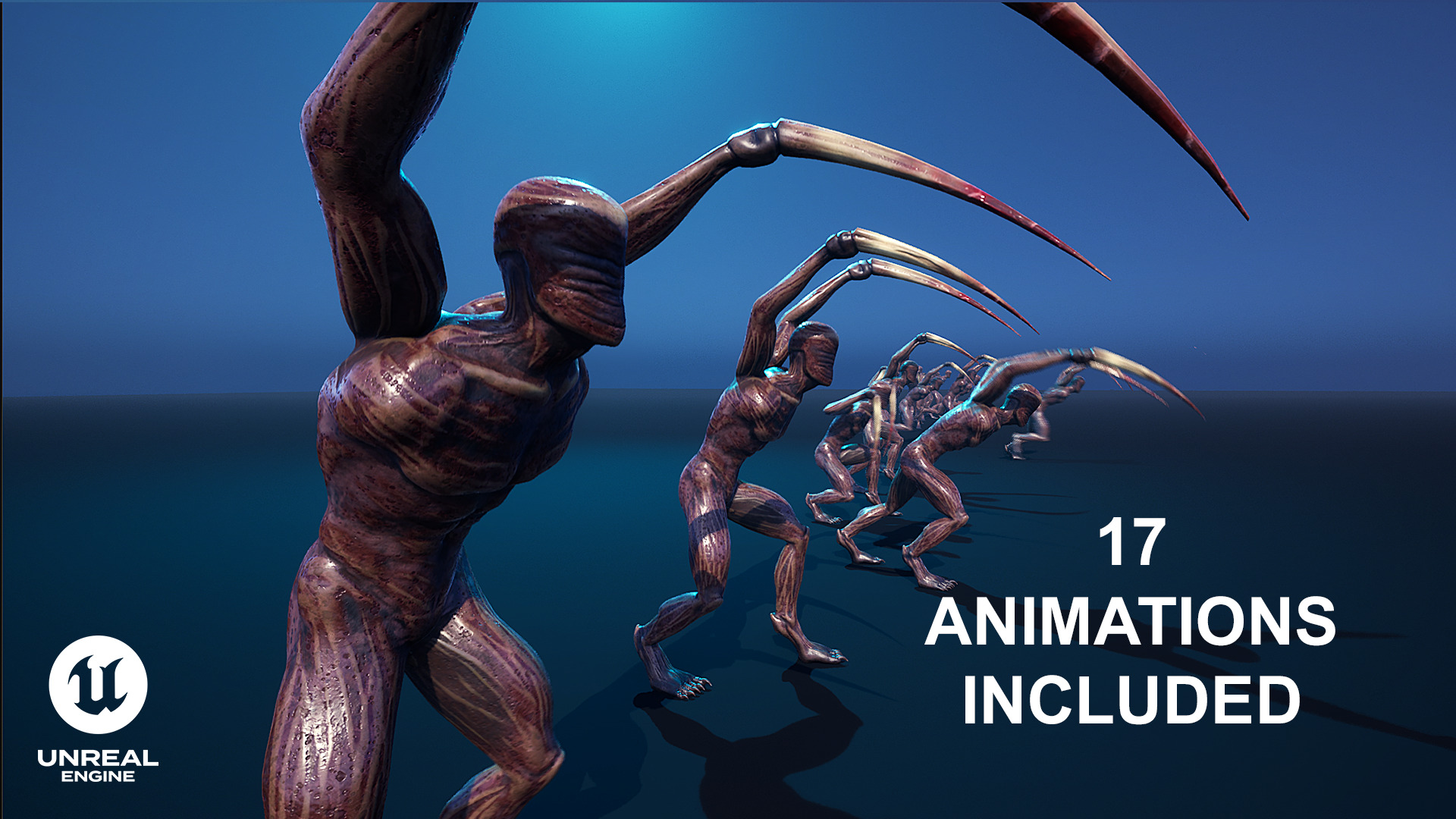 3D Demon - Horror Character - Animated Low-poly 3D model_6