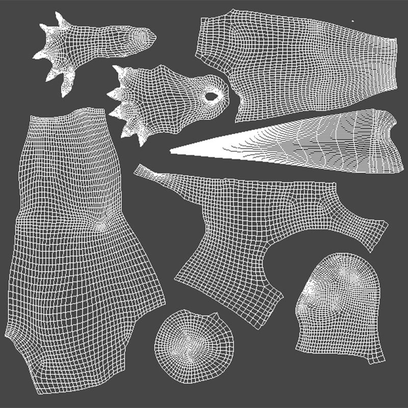 3D Demon - Horror Character - Animated Low-poly 3D model_9