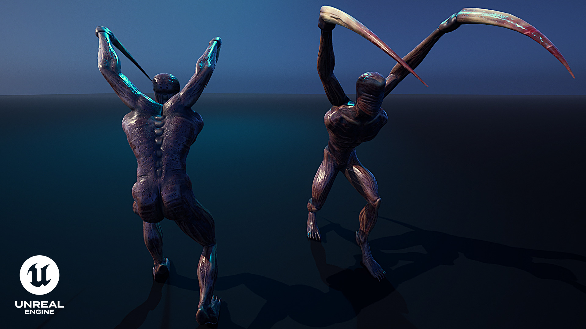 3D Demon - Horror Character - Animated Low-poly 3D model_4