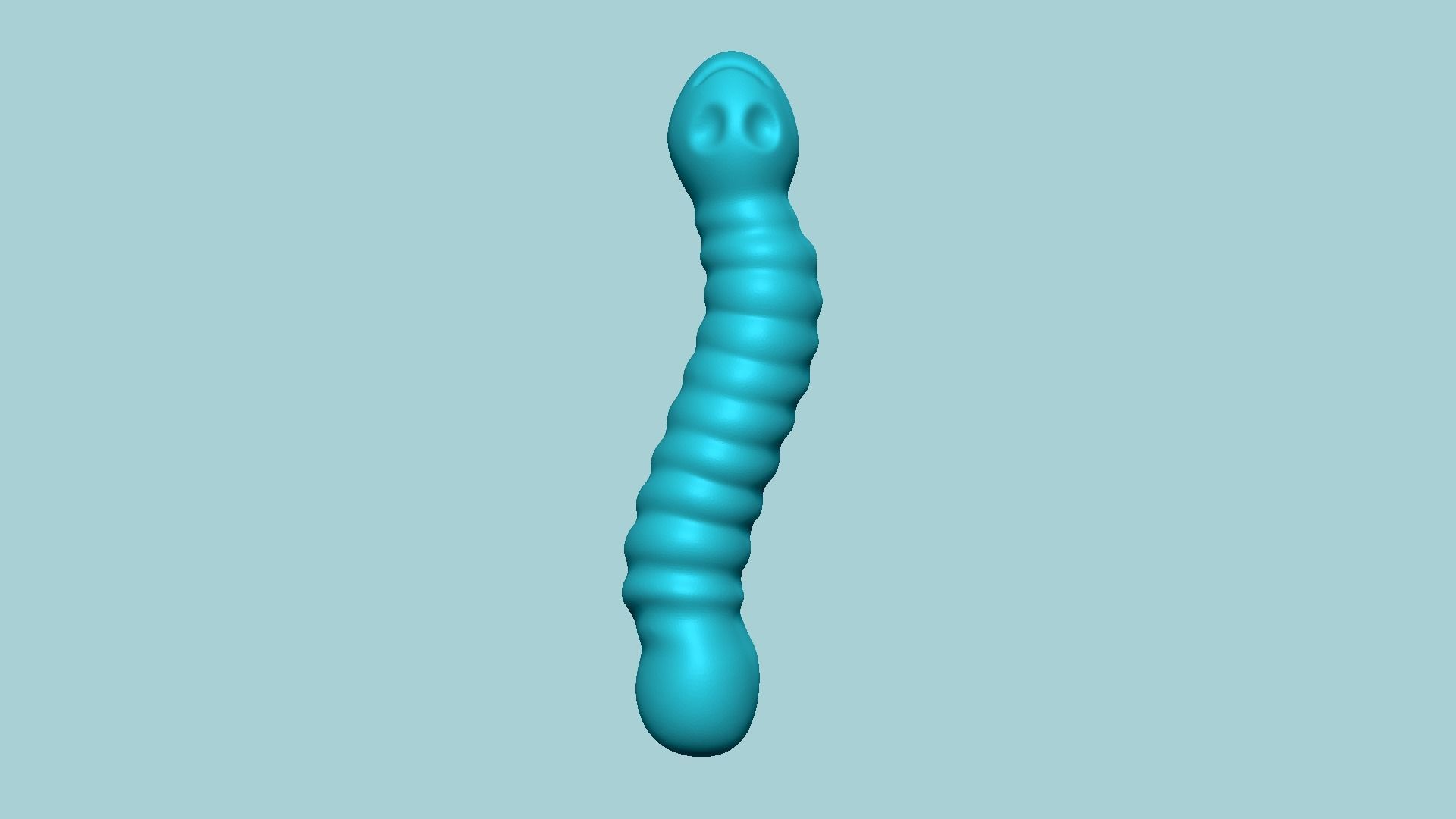 Jelly Candy Molding Snake - Gummy Mould 3D print model_3