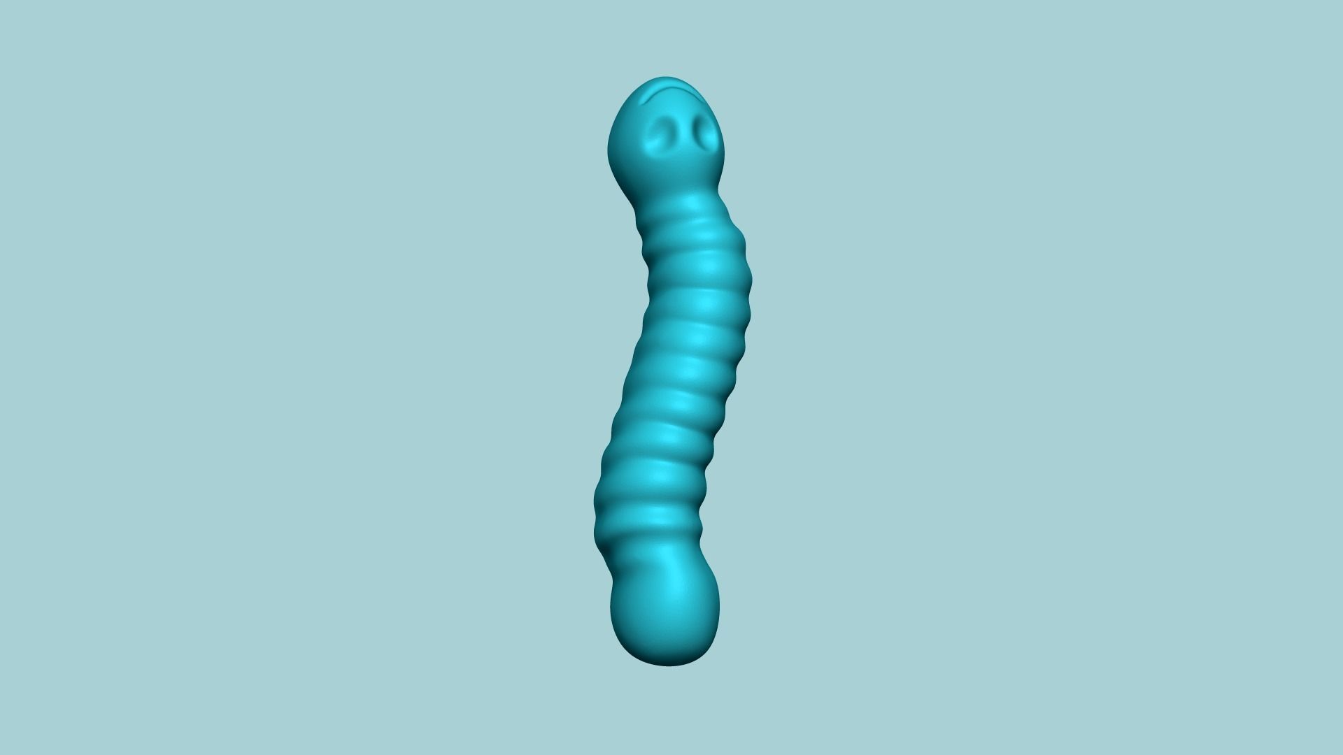 Jelly Candy Molding Snake - Gummy Mould 3D print model_2