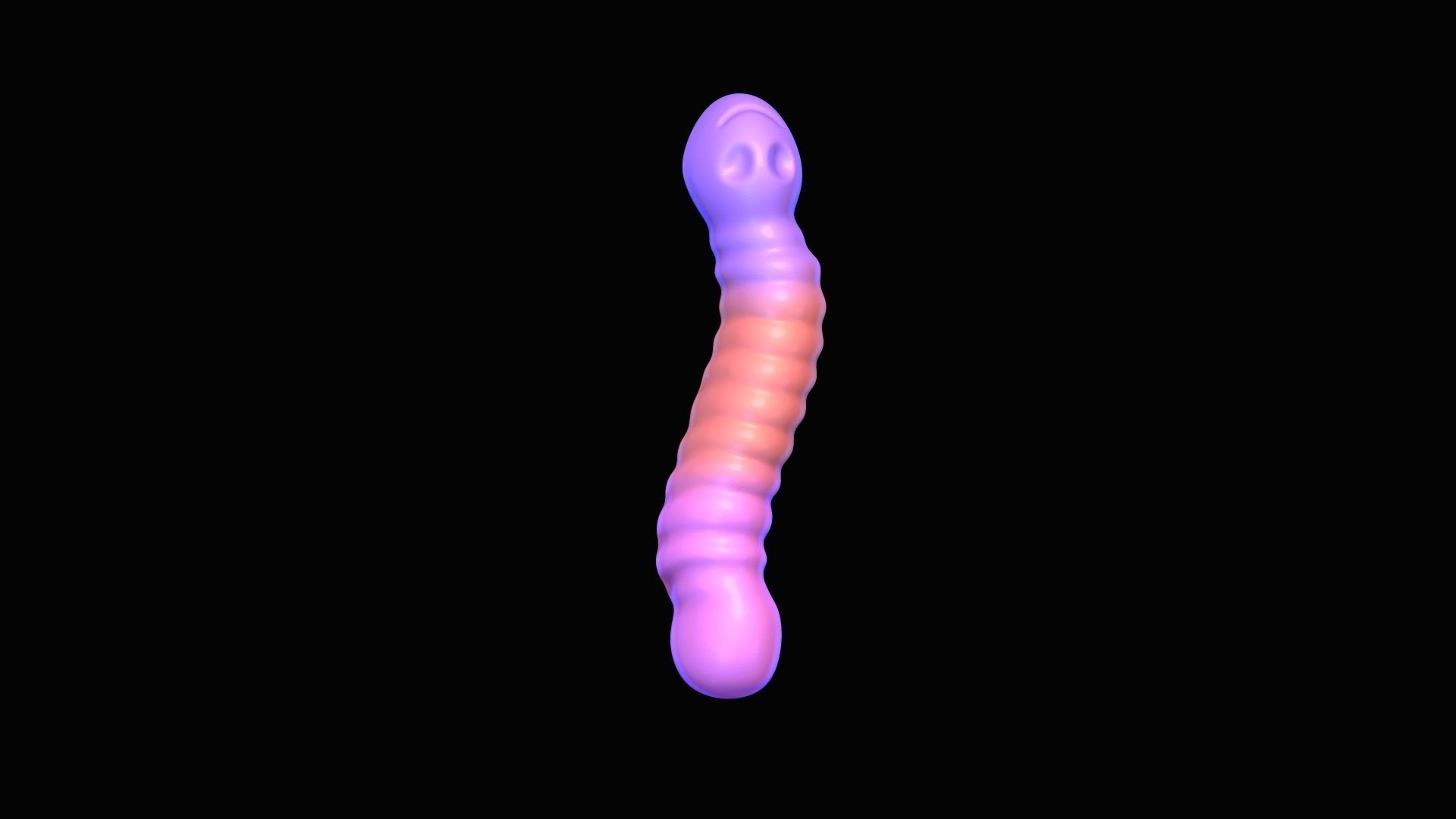 Jelly Candy Molding Snake - Gummy Mould 3D print model_9