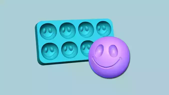 Jelly Candy Molding Smiley - Gummy Mould