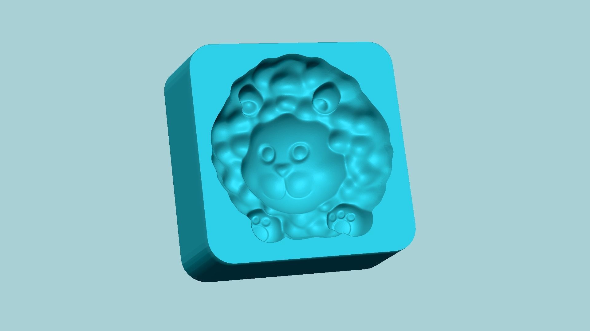 Jelly Candy Molding Sheep - Gummy Mould 3D print model_4
