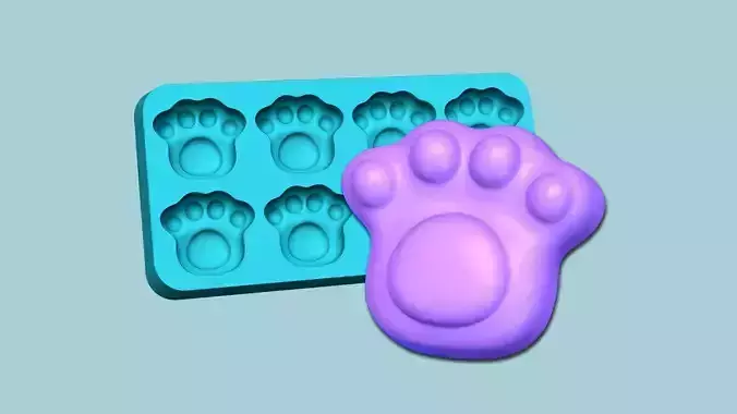 Jelly Candy Molding Pet Paw - Gummy Mould