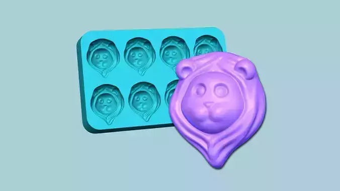 Jelly Candy Molding Lion - Gummy Mould