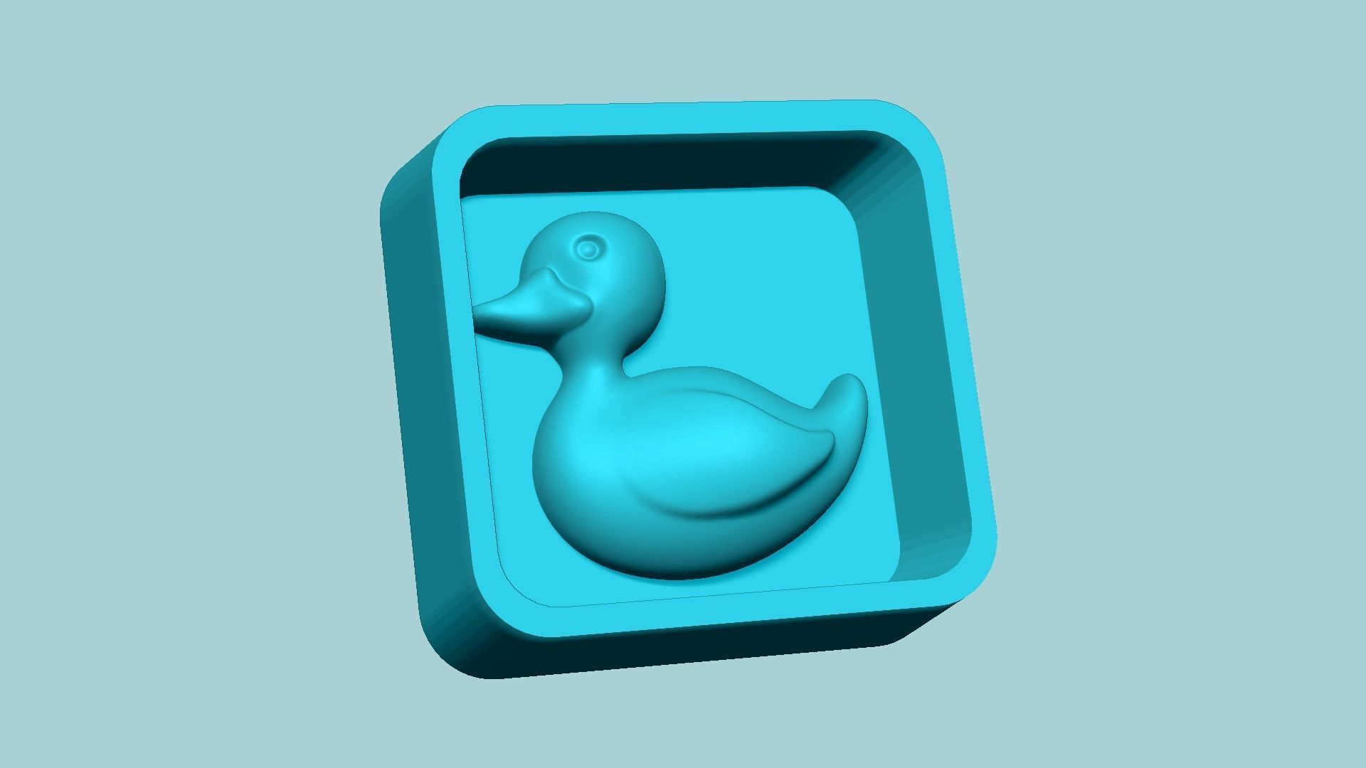 Jelly Candy Molding Duck - Gummy Mould 3D print model_5