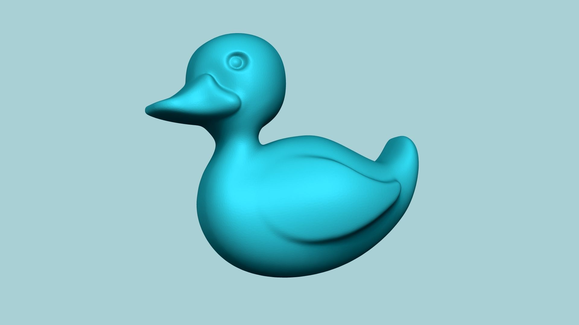 Jelly Candy Molding Duck - Gummy Mould 3D print model_2
