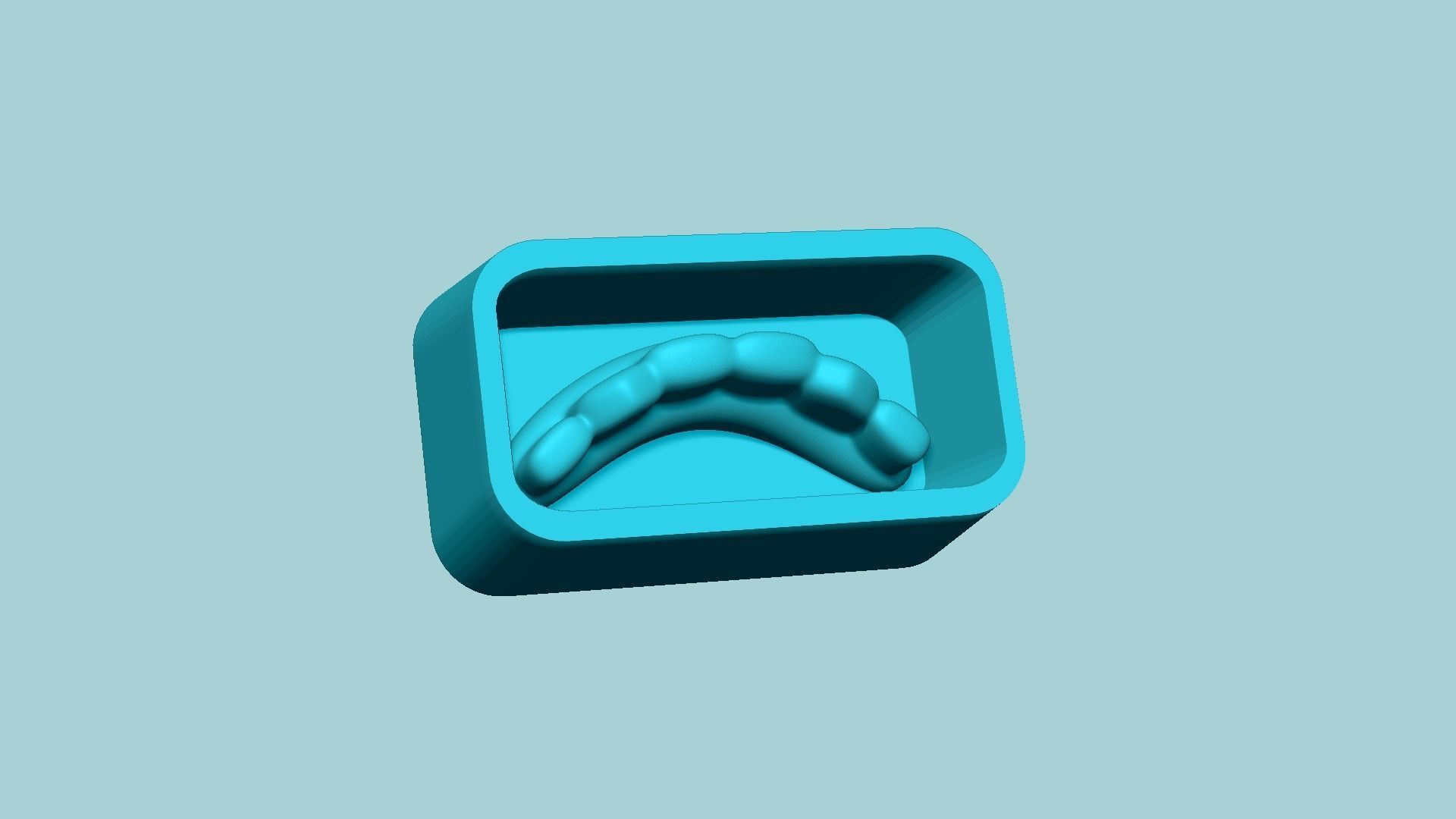 Jelly Candy Molding Denture - Gummy Mould 3D print model_5