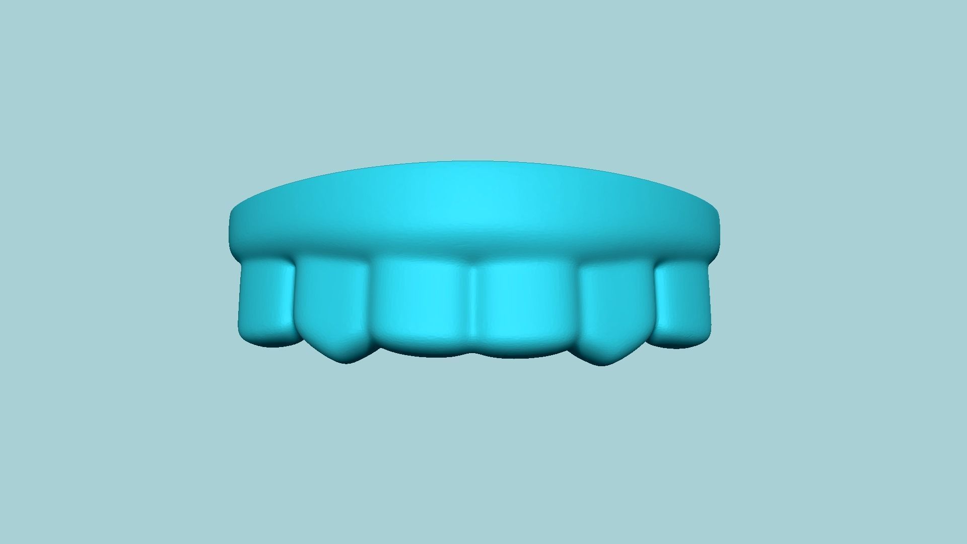 Jelly Candy Molding Denture - Gummy Mould 3D print model_3