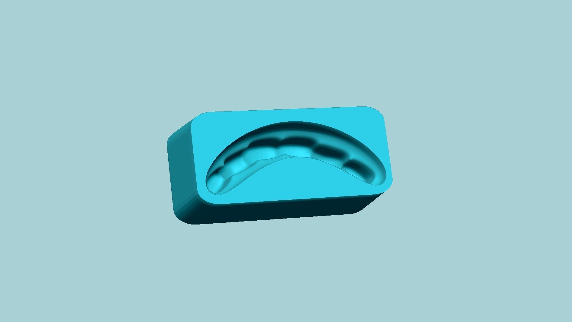 Jelly Candy Molding Denture - Gummy Mould 3D print model_4