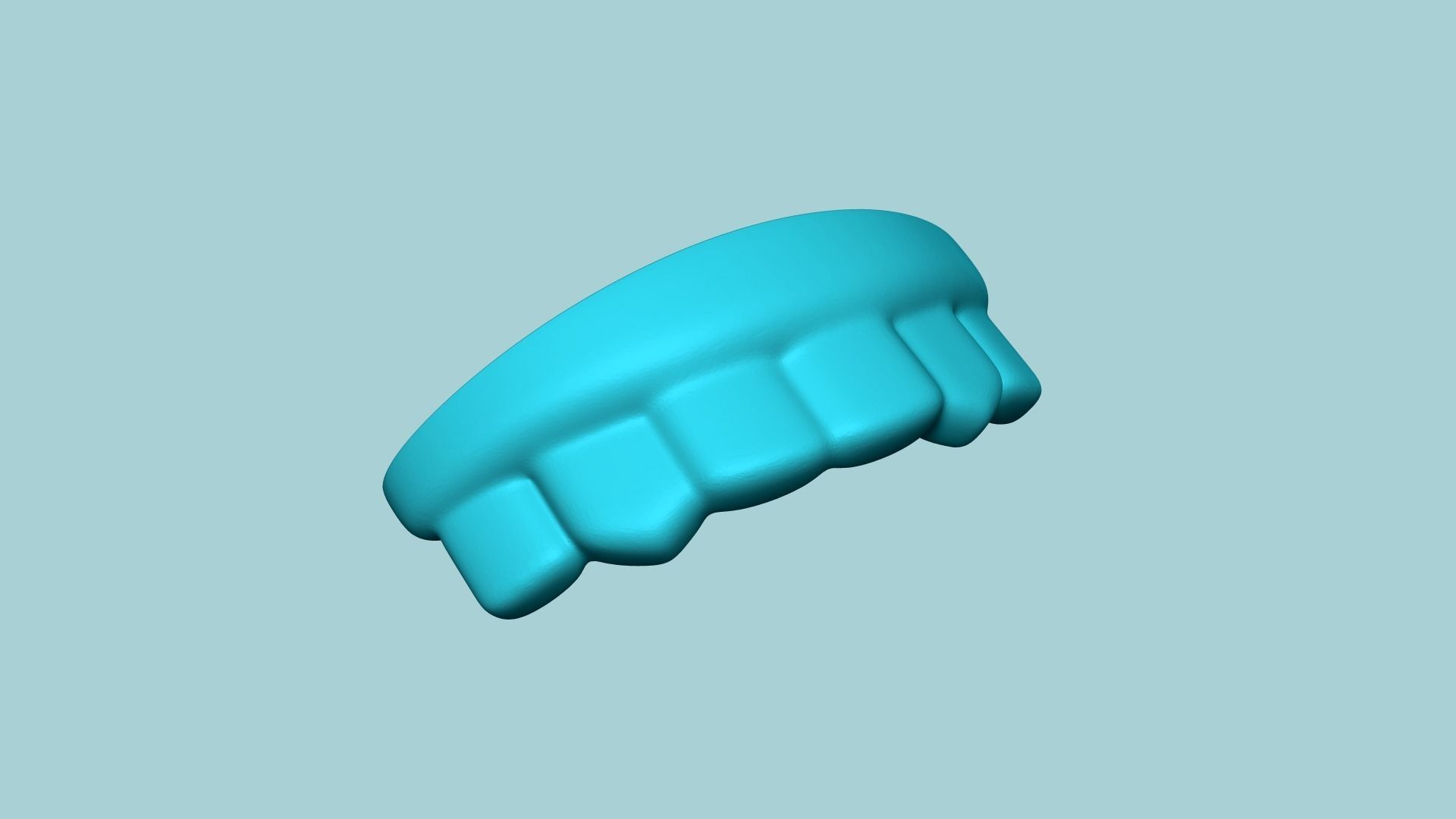 Jelly Candy Molding Denture - Gummy Mould 3D print model_2