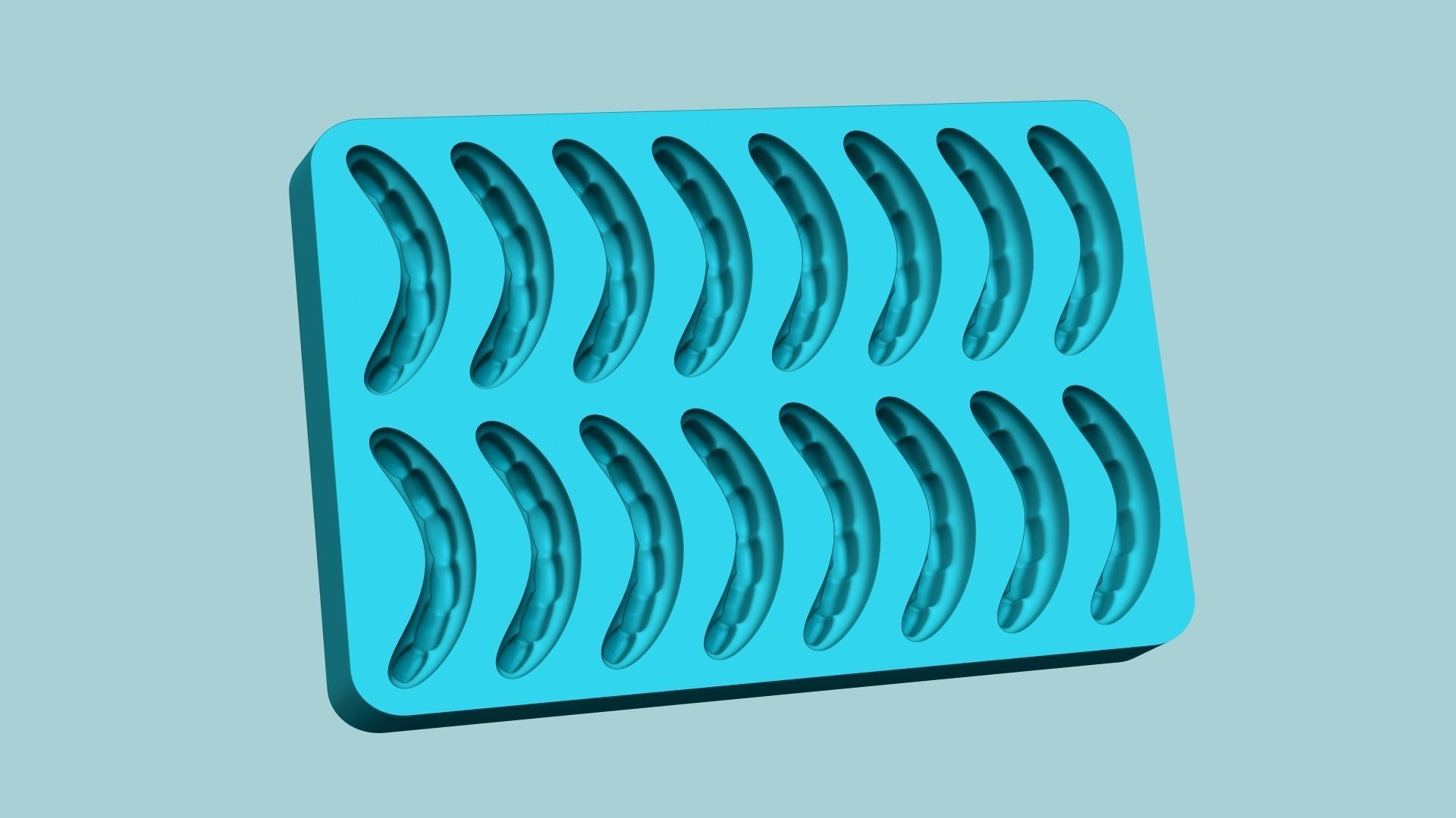 Jelly Candy Molding Denture - Gummy Mould 3D print model_6