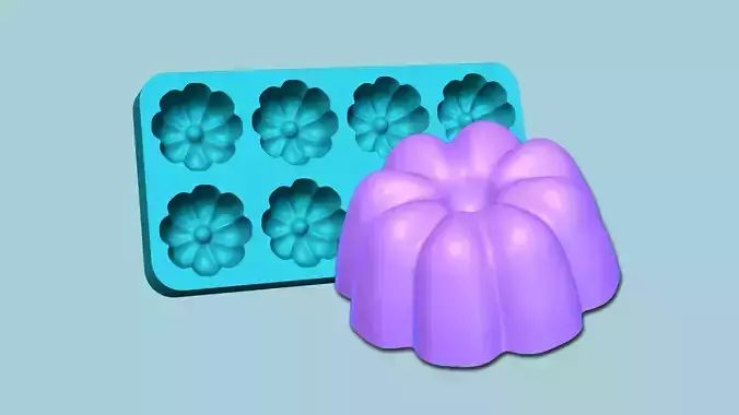 Jelly Candy Molding Cake - Gummy Mould 3D print model