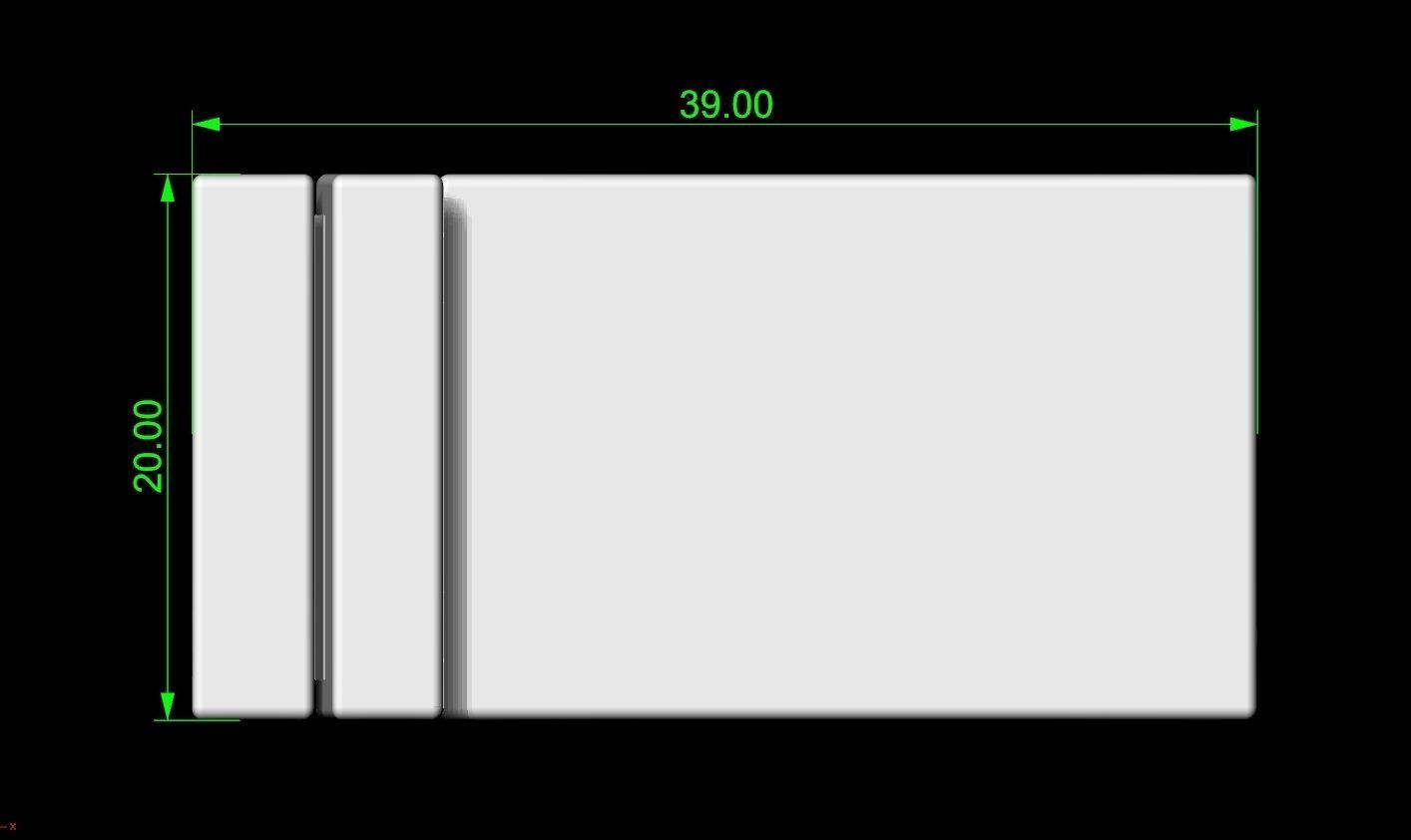 cuban link wide heavy bracelet lock Solid Thick Clasp Hip Hop 3D print model_5