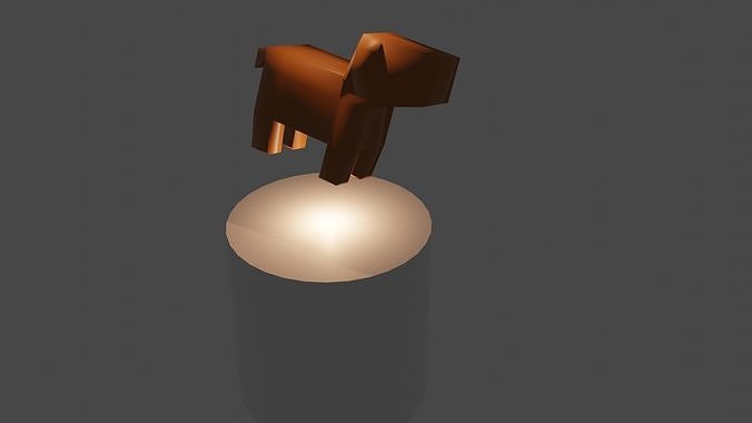 kakibara Low-poly 3D model