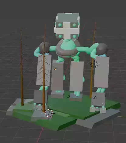 the guardian forest 3D model