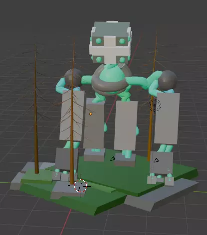 the guardian forest 3D model_0