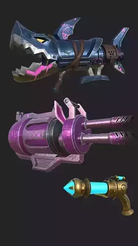 Jinx Guns weapon PBR
