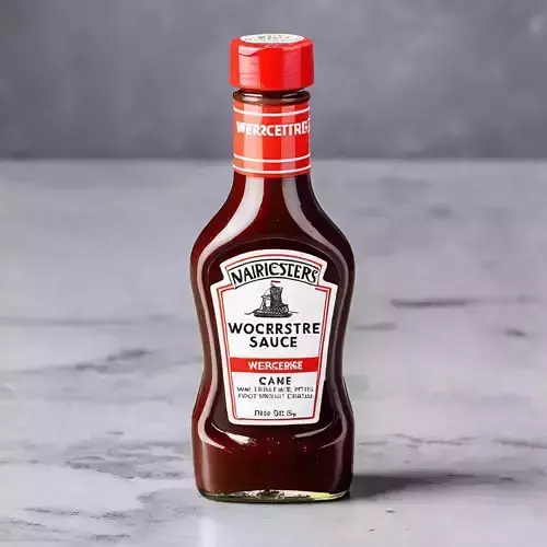 Worcestershire Sauce Low-poly 3D model