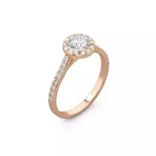 Woman Ring Round Stones