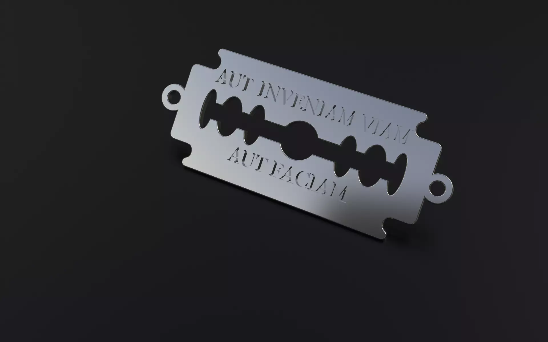 Razor pendant 3D print model