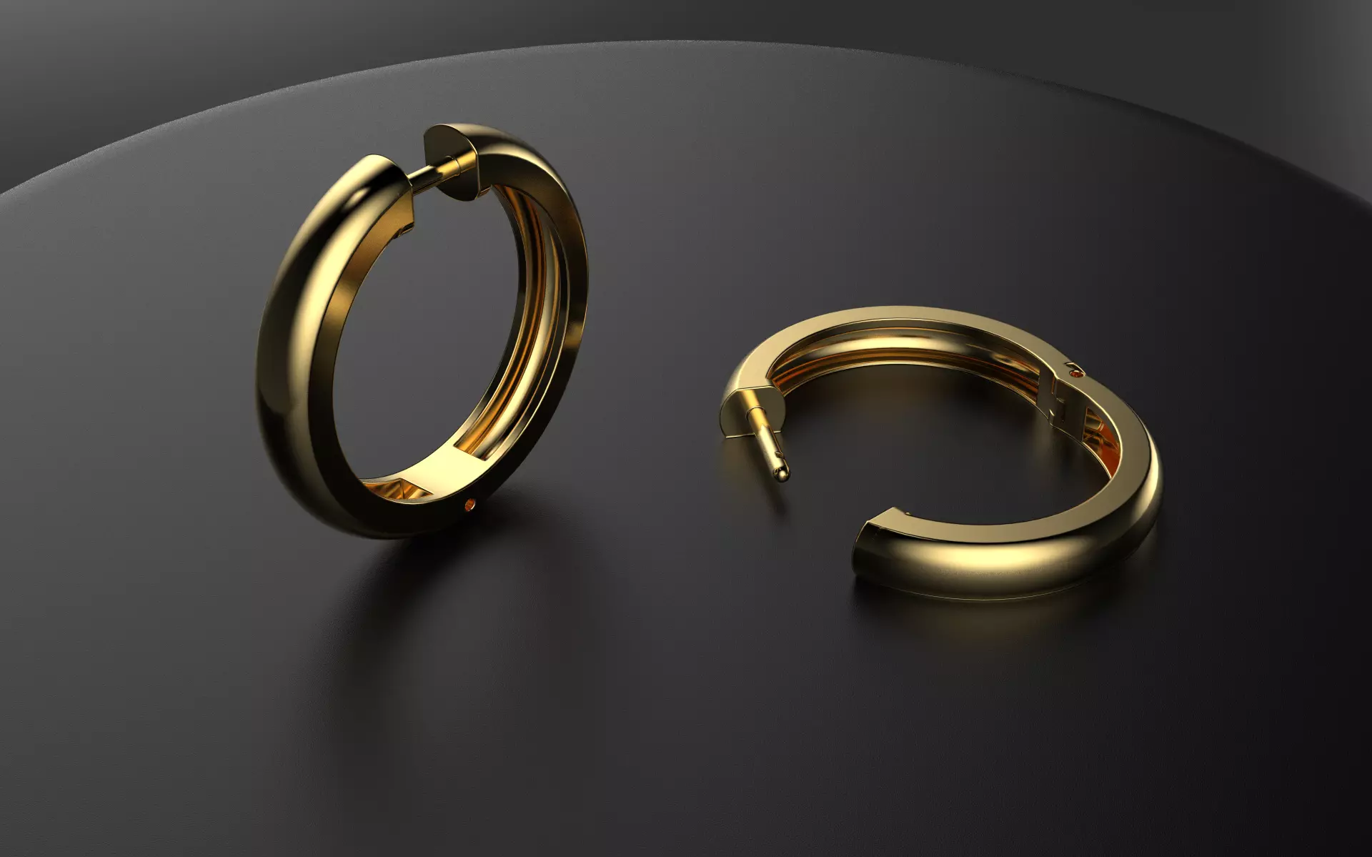 Kongo earring 3D print model