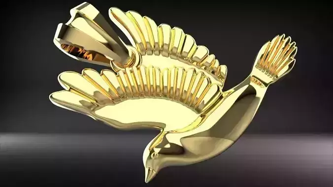 Bird Dove Jewelry pendant necklace charm finding 