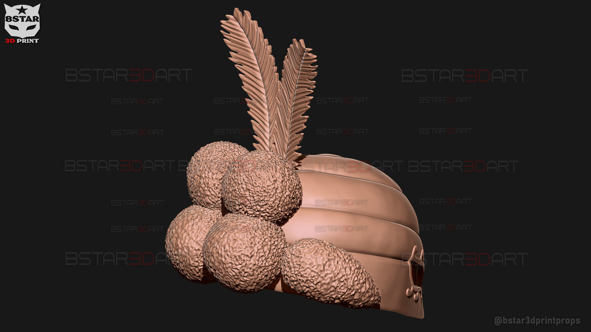 William Vengeance Mask - Black Clover Cosplay 3D print model_27