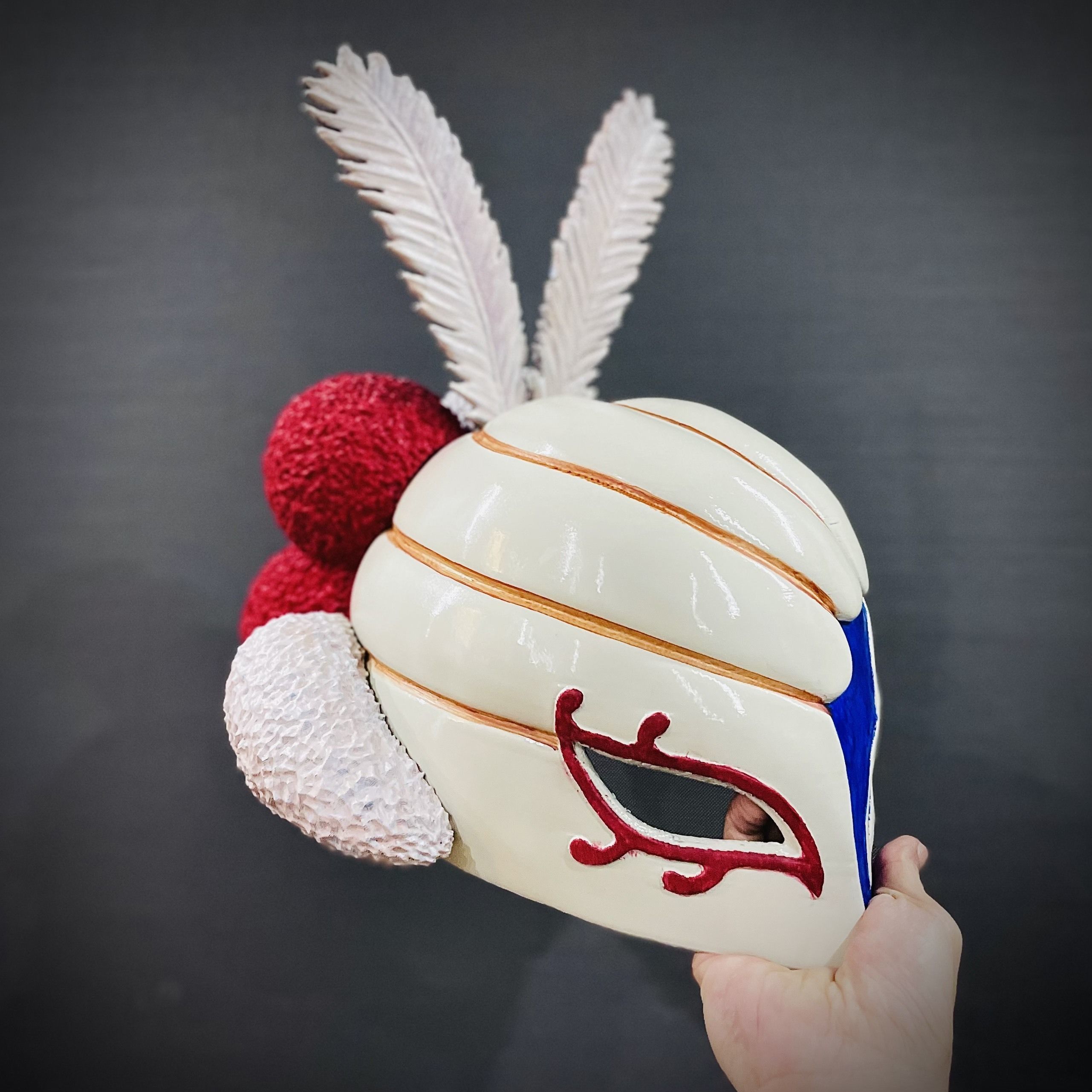 William Vengeance Mask - Black Clover Cosplay 3D print model_4