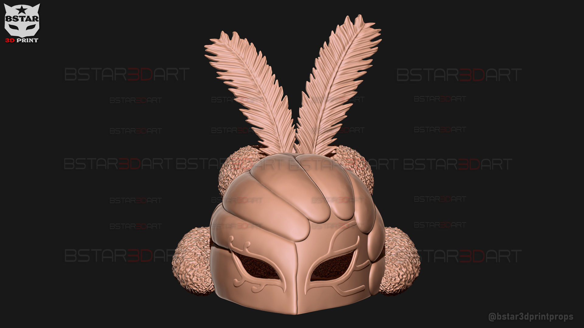 William Vengeance Mask - Black Clover Cosplay 3D print model_22