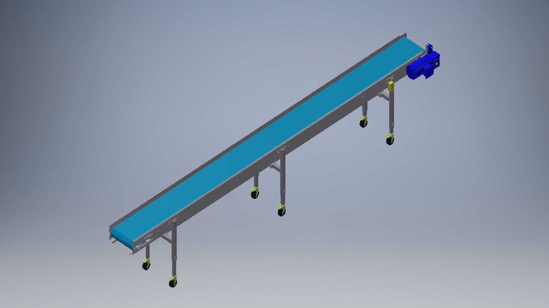 Industrial Conveyors and Chains 3D model_2