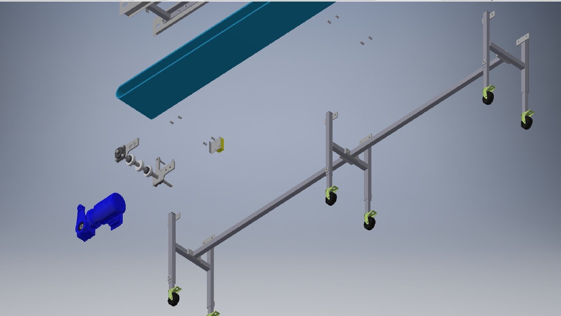Industrial Conveyors and Chains 3D model_7
