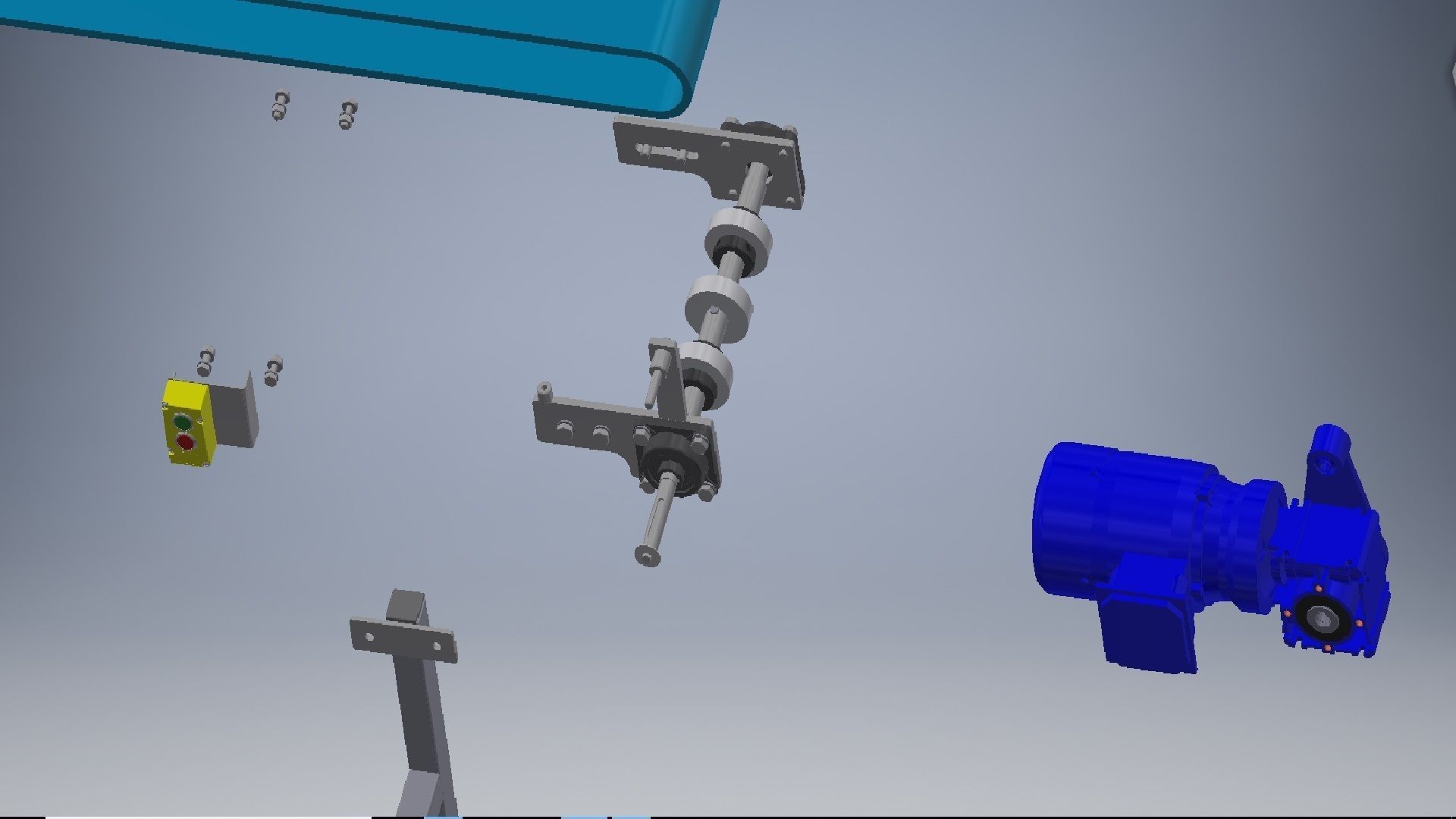 Industrial Conveyors and Chains 3D model_6