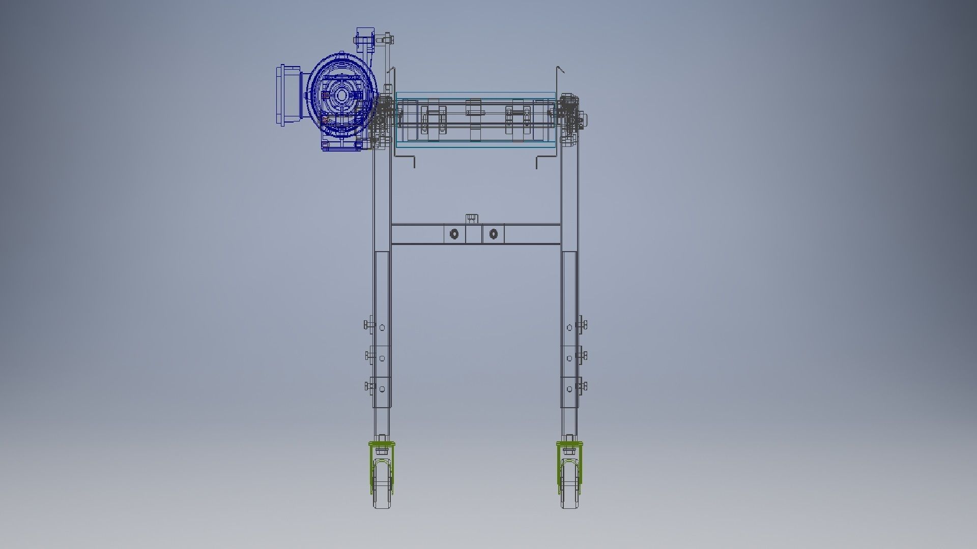Industrial Conveyors and Chains 3D model_10
