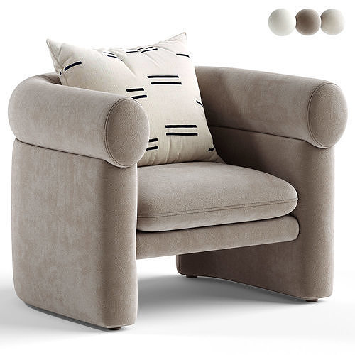ANGELO Armchair 3D model