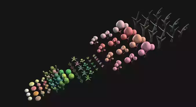 Nature 2 Low-poly 3D model