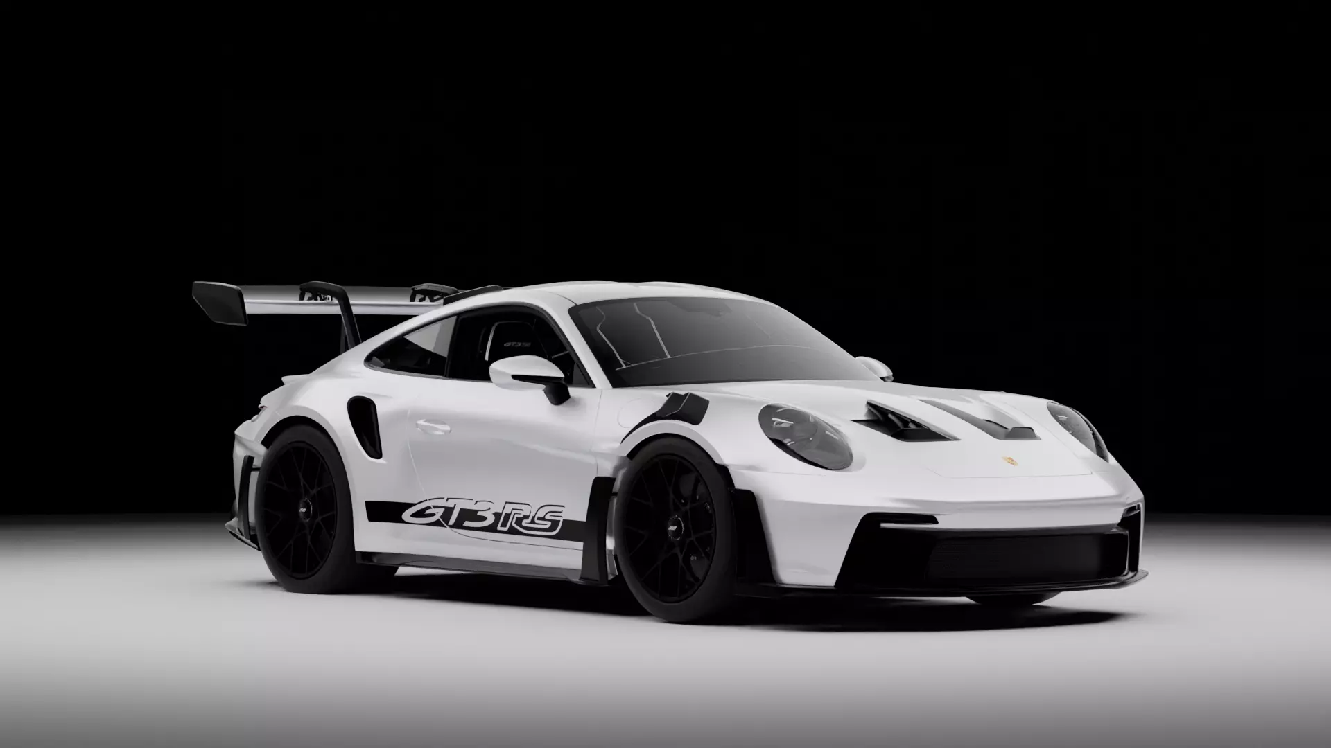 Porsche gt3rs 3D model