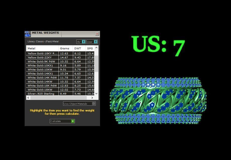 Cuban link band 3D print model_14