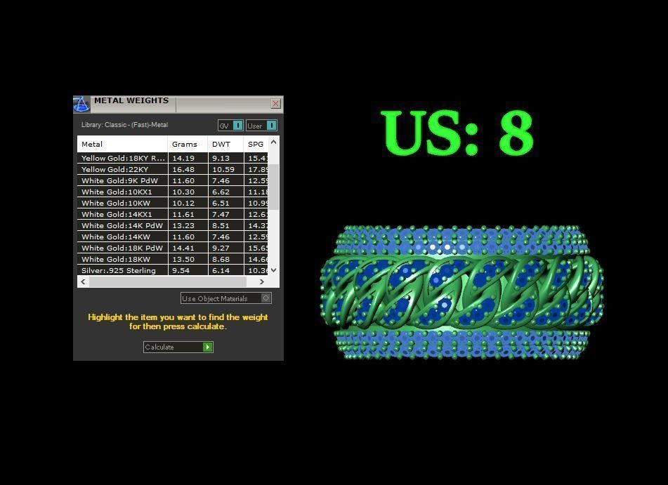 Cuban link band 3D print model_15