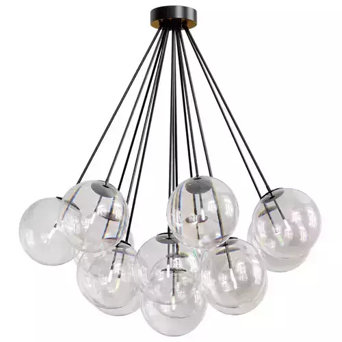 Bronze 11 Light Globe Ceiling Lamp By Oroa