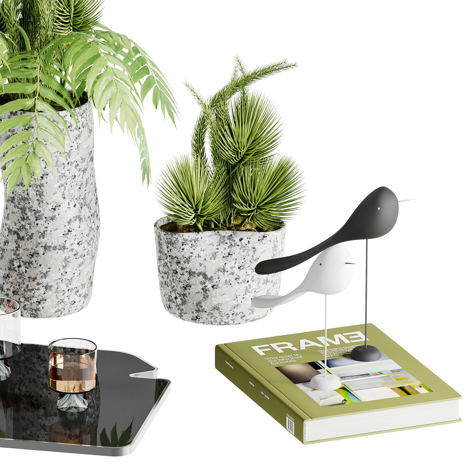  Decorative Set 07 Low-poly 3D model_2