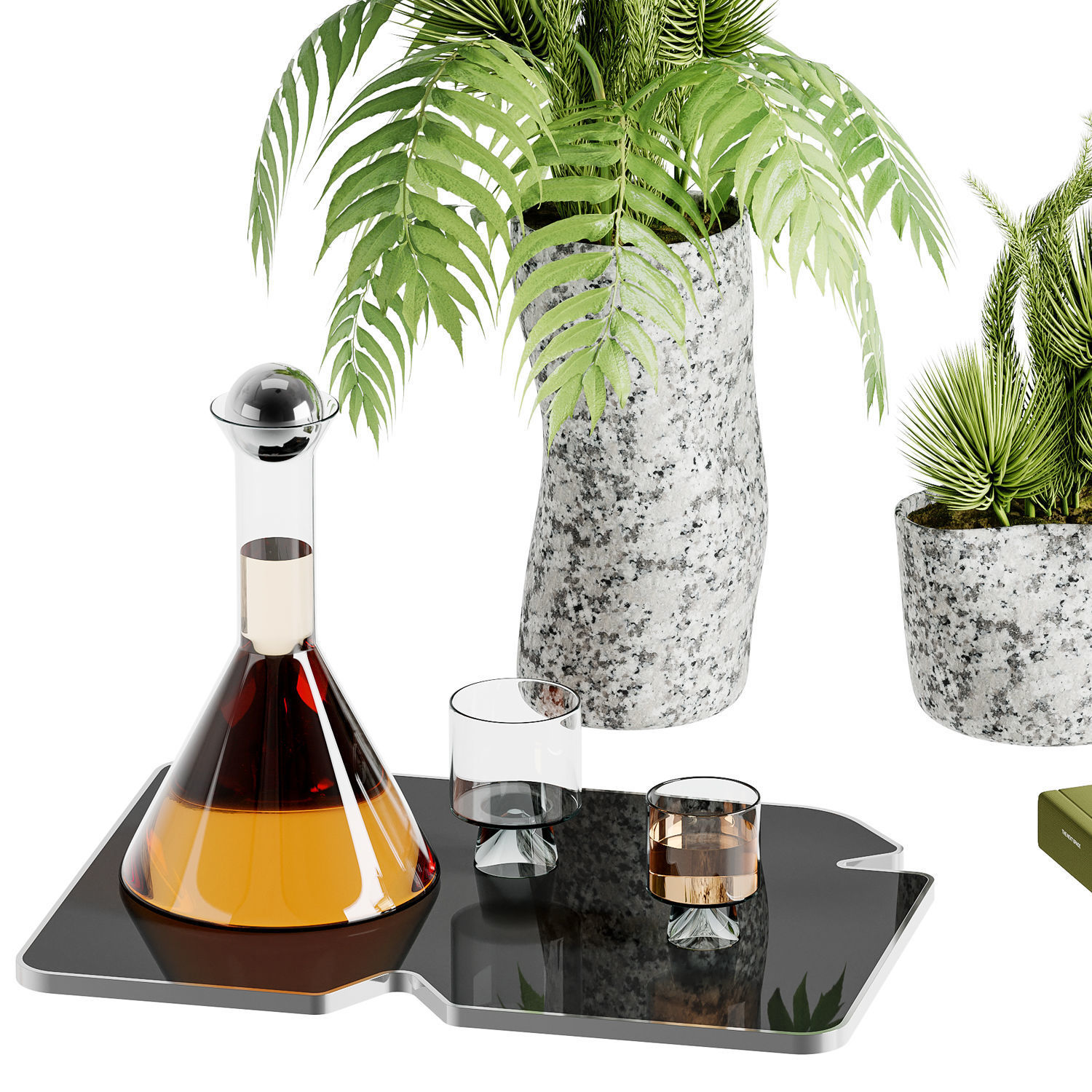  Decorative Set 07 Low-poly 3D model_1