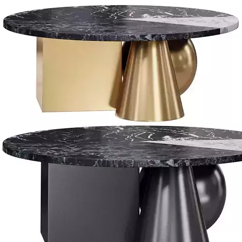 Copper Marble Coffee Table