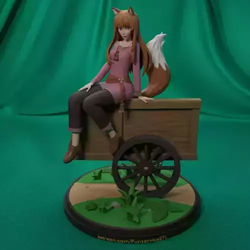 Holo from Spice and Wolf anime  3D print model