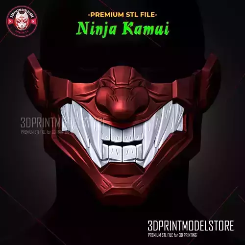 Ninja Kamui Mask - Higan Oni Samurai Cosplay 3D print model