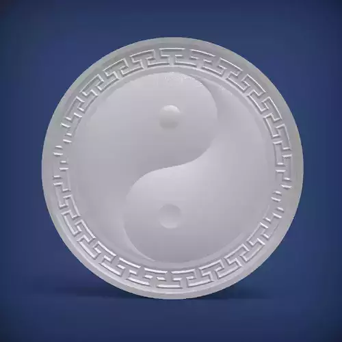 Carved panel painting STL