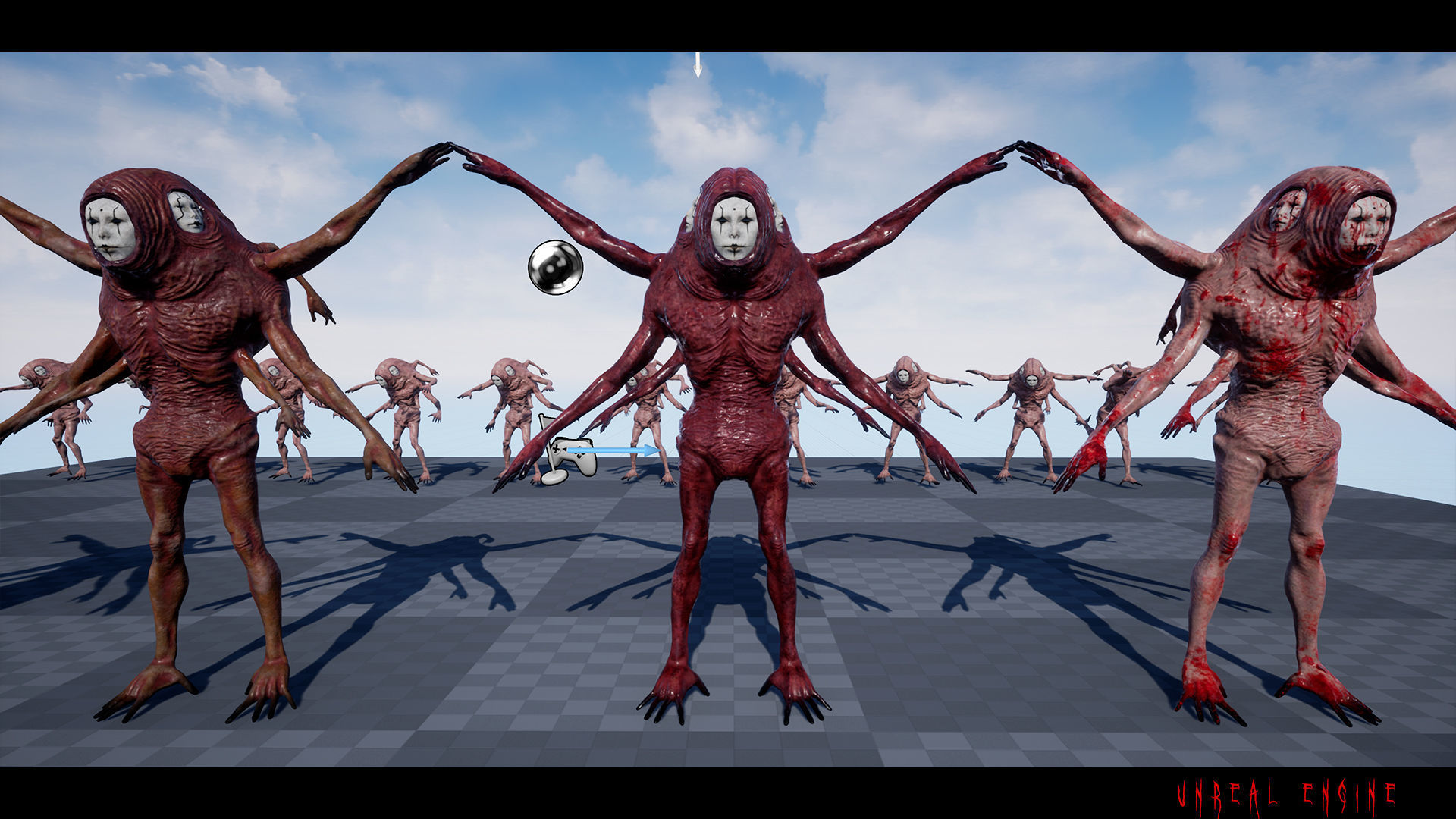 The Fantasy Monster game character for Horror and Fantasy games Low-poly 3D model_13