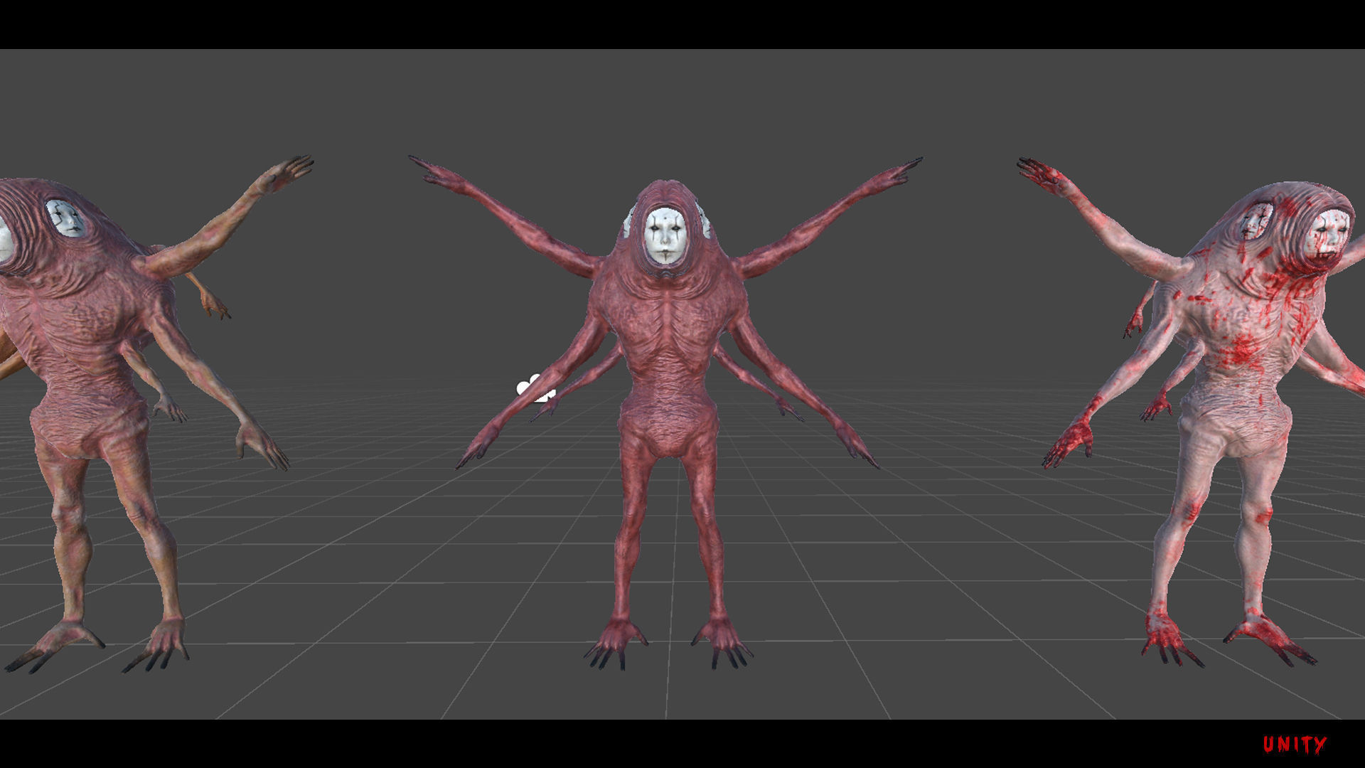 The Fantasy Monster game character for Horror and Fantasy games Low-poly 3D model_19